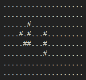 An image of the Conway's Game of Life project.